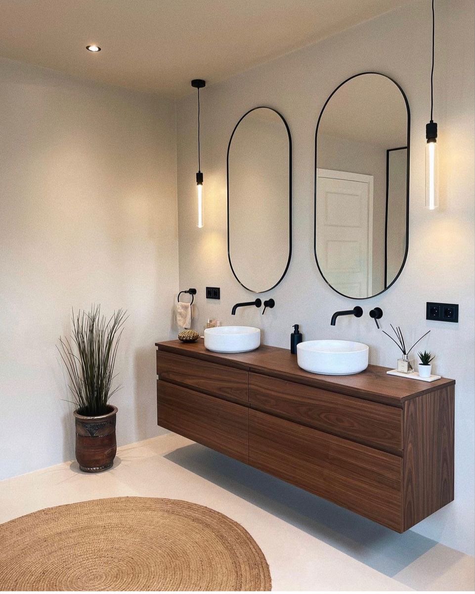 Salle de bain élégante conçue par Studio Bain à Genève